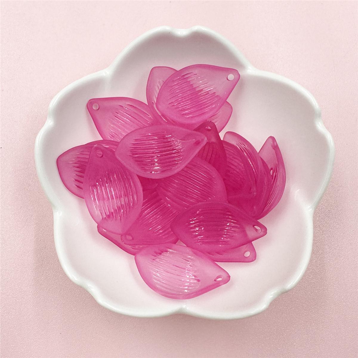 

Акриловый головной убор DIY ручной работы цветочный пучок материал изысканный 16*25 мм полупрозрачный 20 шт серьги ювелирные аксессуары лист лотоса разбросанные бусины розы красного