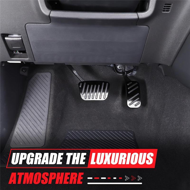 Car Brake Pedal Gas Accelerator Pedal Cover For Toyota Land Cruiser 250 Prado LC250 2025 Accessories Stainless Steel-A99D