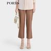 PORTS Women's Lightweight Ankle-Length Straight-Leg Pants