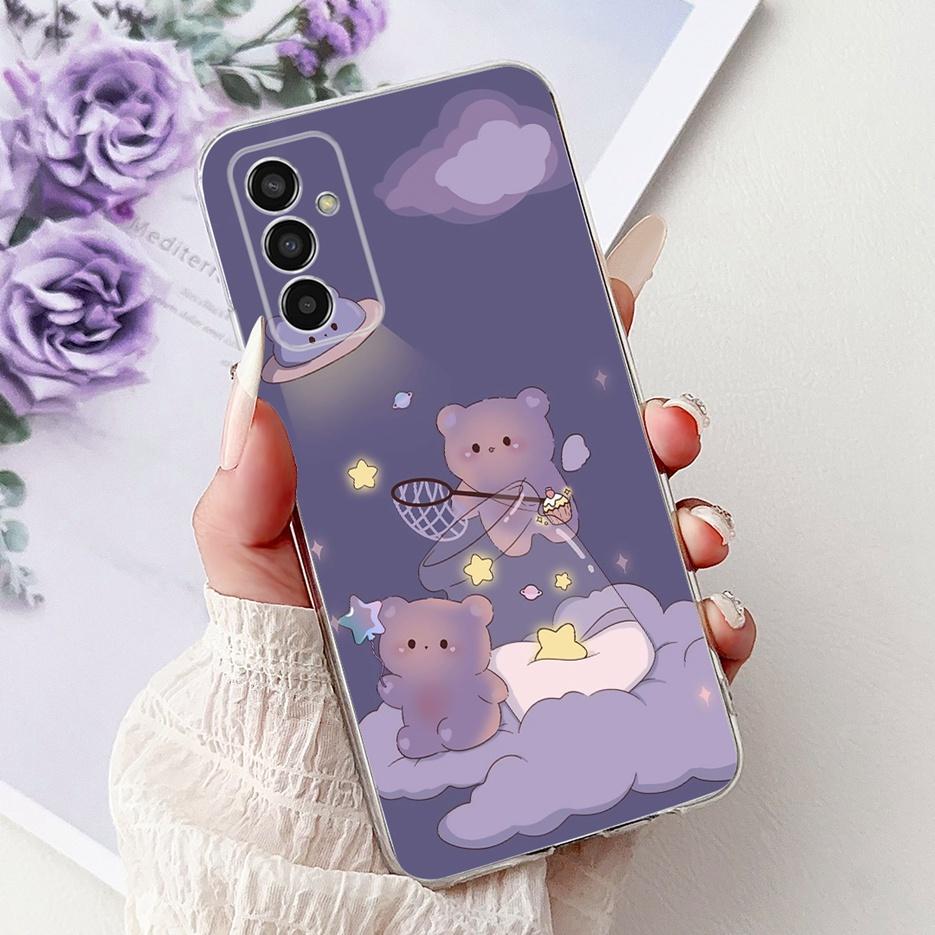 For Samsung Galaxy A13 M13 4G Case SM-A135F SM-M135F New Luxury Cover Soft Silicone Case For Samsung A13 M23 5G A136B M236B Bags