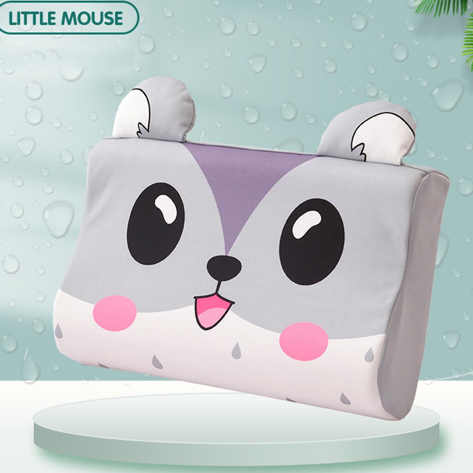 

Подушка Calmlye, детская подушка для лучшего и здорового сна, детская подушка, эргономичная, дышащая и приятная для кожи One Size светло-серый