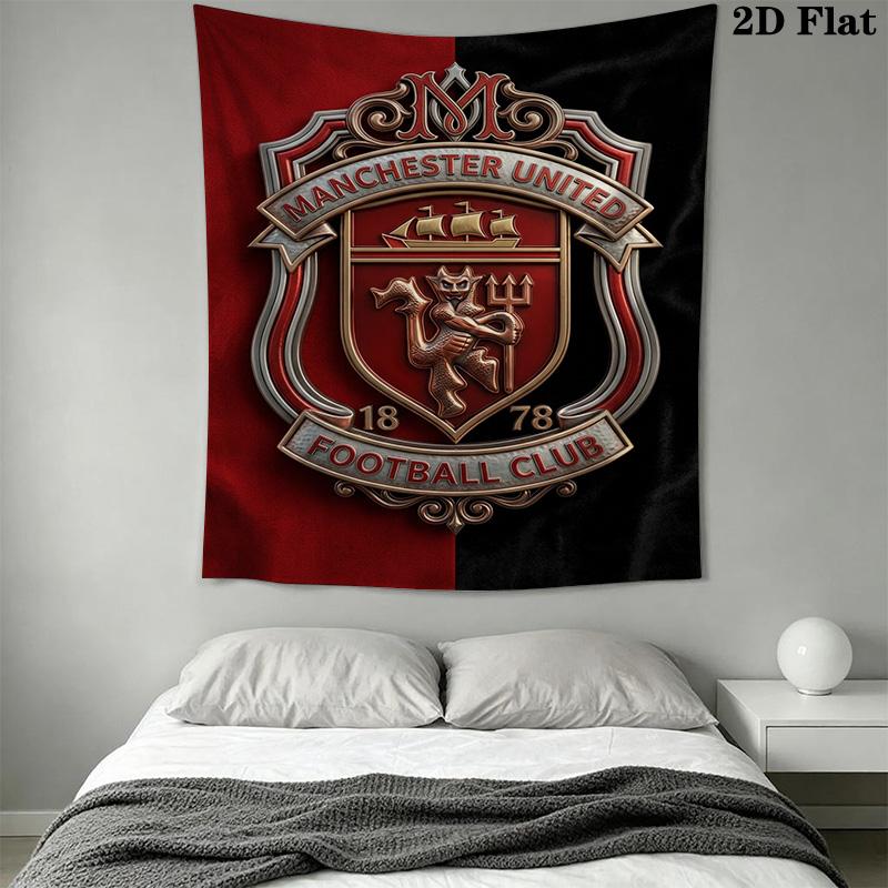 Manchester United Devils Threepiece Set 1 Duvet Cover 2 Pillowcase Without Core Christmas Birthday Gift Soft And Comfortable