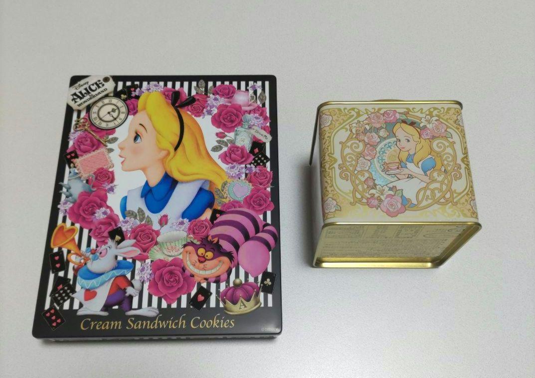 

[Б/У] Disney Alice in Wonderland Пустая банка для конфет Набор из 2 штук