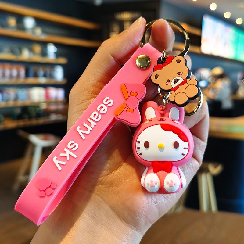 Sanrio Cinnamoroll & Kuromi Cute Cartoon Keychain Pendant