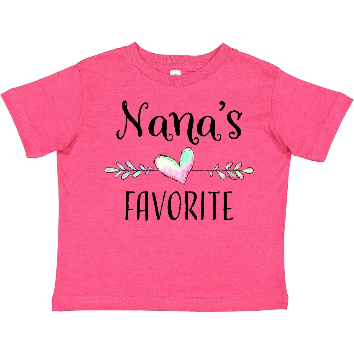 Inktastic Nana s Favorite- Heart Grandchild Toddler T-Shirt Family Nana Grandma 150
