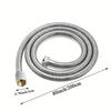 Shower Hose 1.5m/2m Black/Silver/Stainless Steel Shower Head Hose Replacement Handheld Shower Hose Accessories