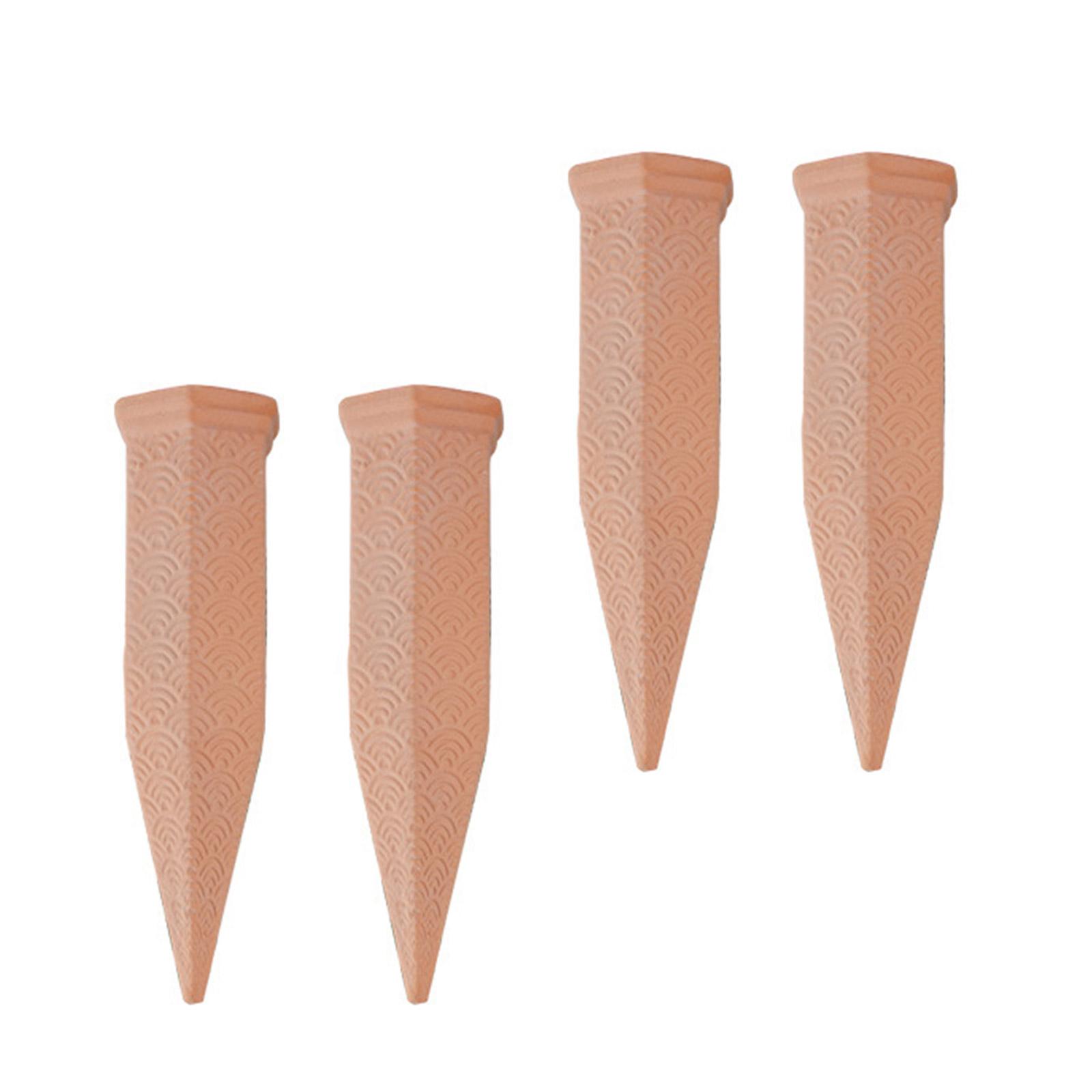 

4 шт./набор Терракотовые колышки для полива Автоматические устройства для полива растений Непрерывный медленный выпуск Стеклянный шар для полива растений