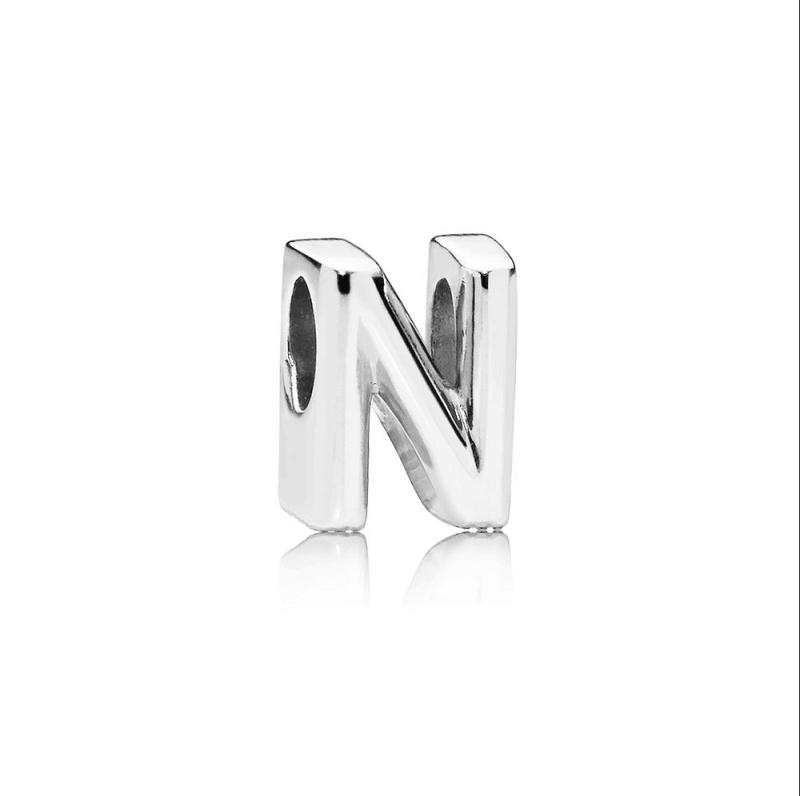 Classic 26 letters A-Z Copper Metal Bead Components Ideal Designed For Authentic Original beaded bracelets necklaces, Ideal Designed For High Quality