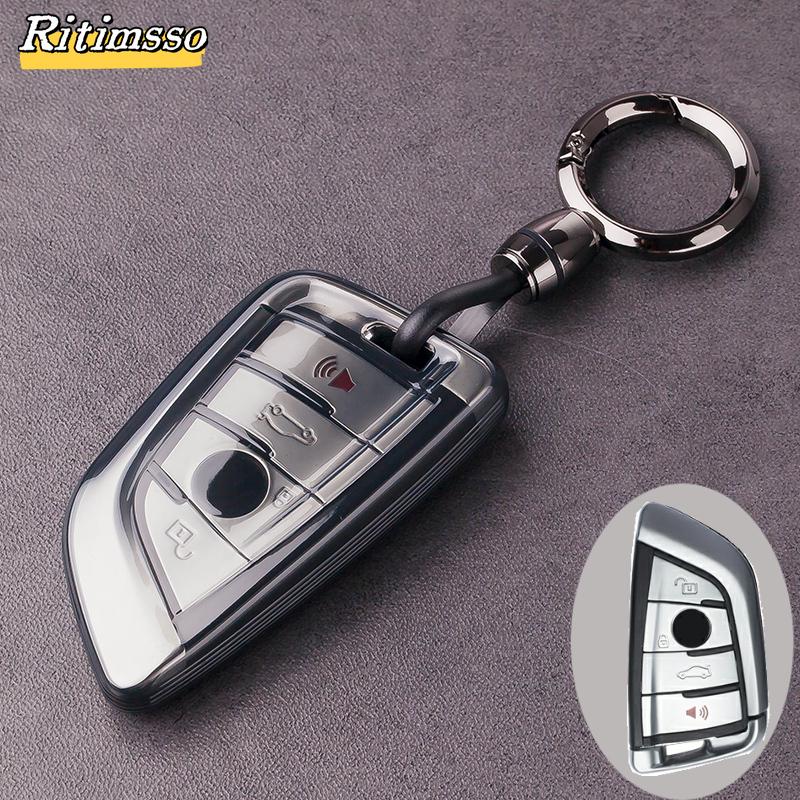 

TPU Car Key Case Cover Key Bag for Bmw F20 G20 G30 X1 X3 X4 X5 G05 X6 Accessories Car-Styling Holder Shell Keychain Protection