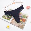 Thong Panties Girls Lace Belly Threaded Thongs Women'S Low Waist Breathable Pure Cotton T-Pants