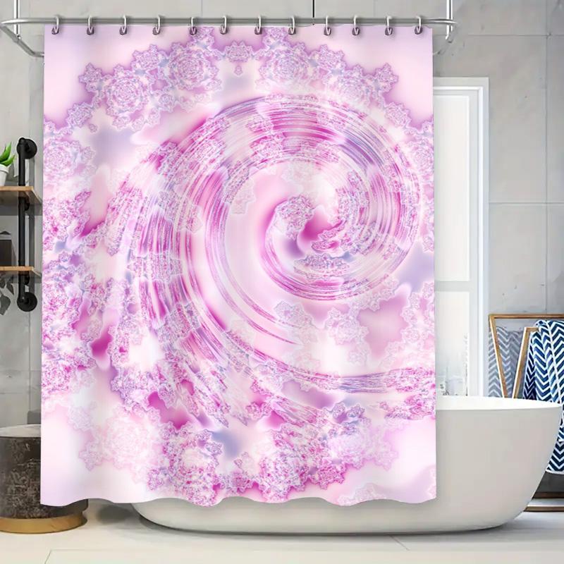 

Modern Blue White Waves Shower Curtain Waterproof Home Decor Bath Decoration 3D Printed Waterfall Design Bathroom Window Coverin W60H190(CM)-1 Pcs