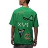 New Jordan Drop Shoulder Sleeve T-Shirt Men's Green DX9562-310