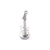 Musical Charms Multi Color Alloy Guitar Pendants For Music Themed Jewelry Making
