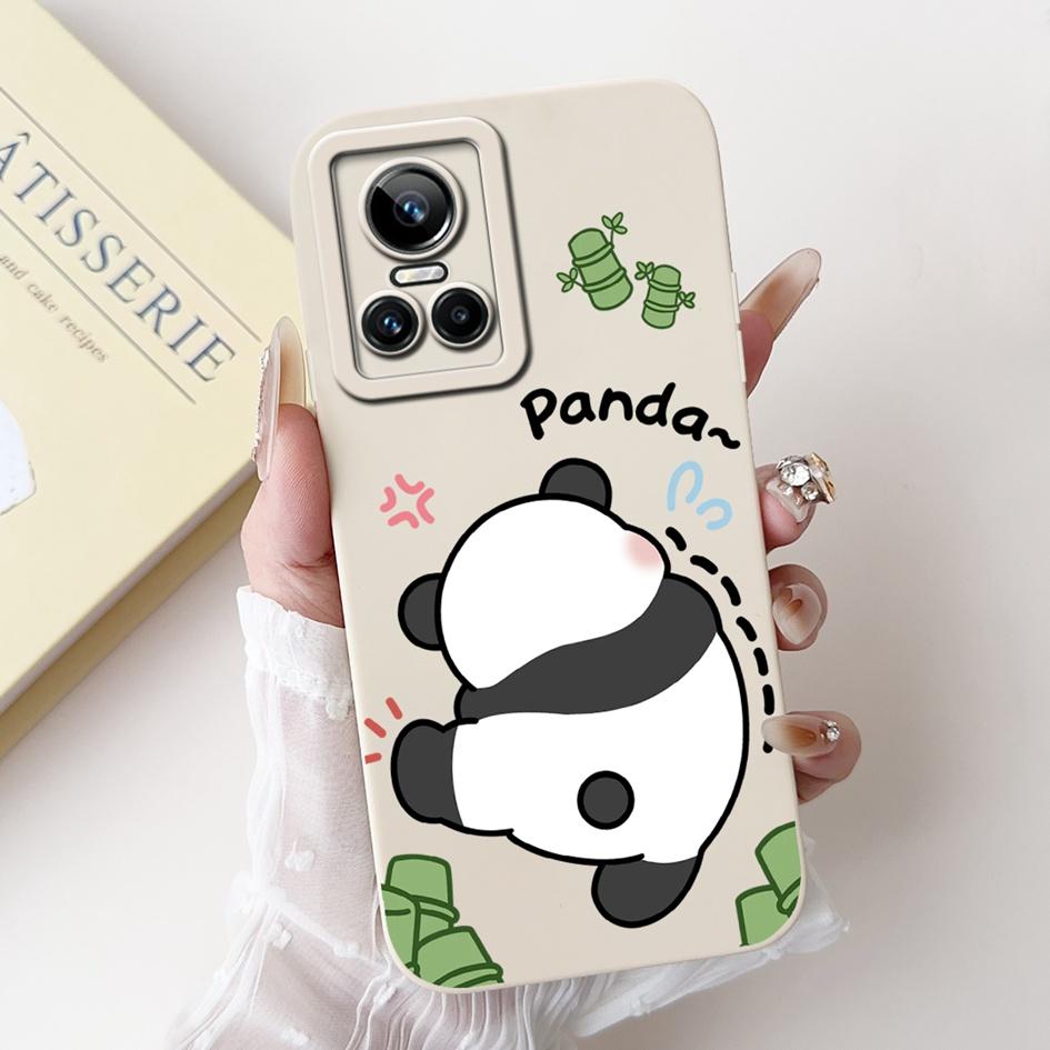 For Realme GT Neo 3 Case RMX3561 RMX3560 Shockproof Cover Fashion Tulip Soft Silicone Matte Phone Cases For Realme GT Neo3 Coque