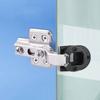Useful Hardware No Hole Window Accessories Glass Door Hinge Cabinet  Hinge Clip Furniture Supplies