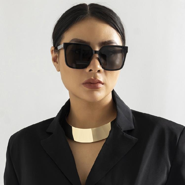 Exagération Collier ras-du-cou à anneau métallique Colliers réglables Ornement Bijoux de cou