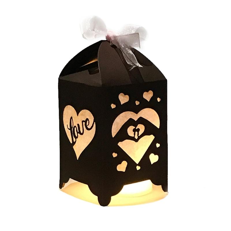 Heart Lantern Metal Cutting Dies DIY Craft Carbon Steel Embossing Template Stencil Scrapbooking for Card Die Cuts Mold
