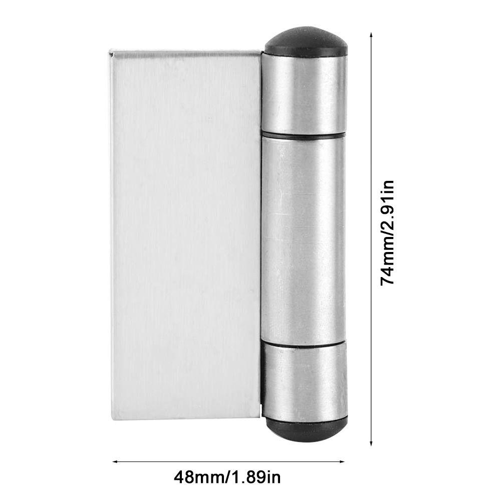 4pcs Durable Self Closing Hinge Weld Stainless Steel Hinge Durable Spring Door Hinge Metal Gates