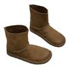 Fashion GKTINOO Genuine Leather Women's Shoes Round Toe Handmade Cowhide Boots Comfortable Flat Forest Casual Ankle Boots