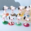 Snoopy Pvc Collectible Figures With Cute Cartoon Design For Kids And Fans