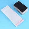 100 Piece Earring Card Holder Set, Black Earring Card Holder Cards with Self-Sealing Bags Earring Card Holder Cards for Earrings Necklaces Pendants Di