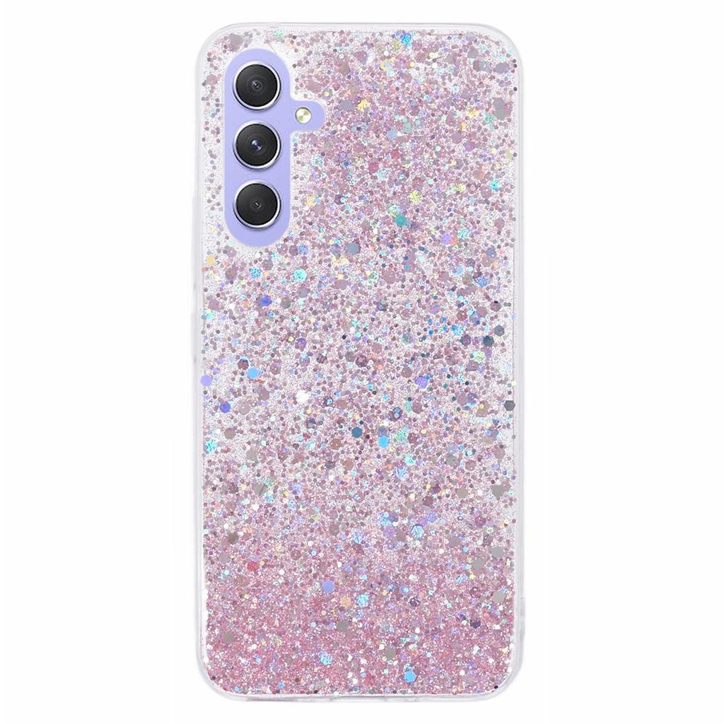 For Samsung Galaxy A36 5G Deksel Støtsikkert Mykt TPU Telefondeksel Glitrende Design