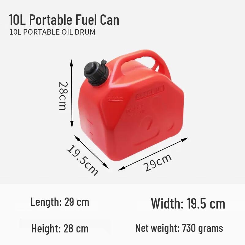 WEZHO 10-Liter Portable Fuel Tank
