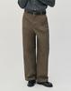 WORK ON BODY OFF Cle Wide Cotton Chino Pants [Olive]
