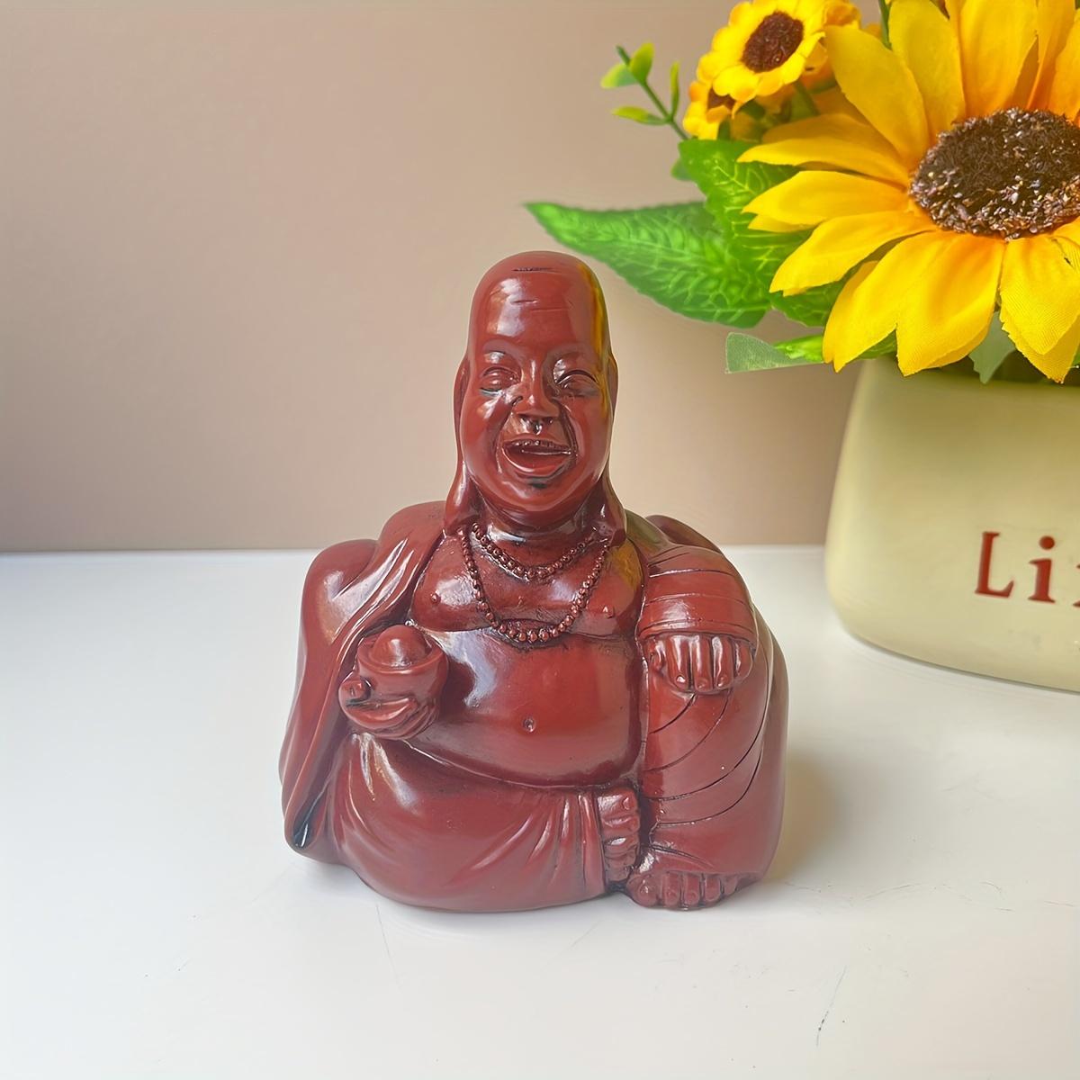 

Resin Ornament Crafts Creative Middle Finger Smiling Maitreya Buddha Statue Ornament Party House Decoration