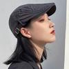 Solid Color Retro Newsboy Caps Adjustable Flat Visor Cap Fashion Vintage Berets Hat  Male Female