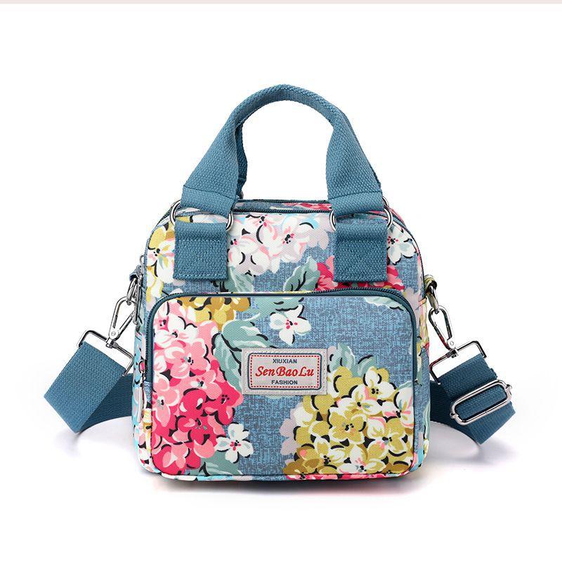 Afslappet Håndtaske med Print Let og Vandafvisende Enkelt-skulder Crossbody Taske til Shopping