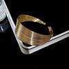 Ensemble de colliers géométriques multicouches européen et américain: Chaîne de clavicule de luxe rétro Accessoires de mode