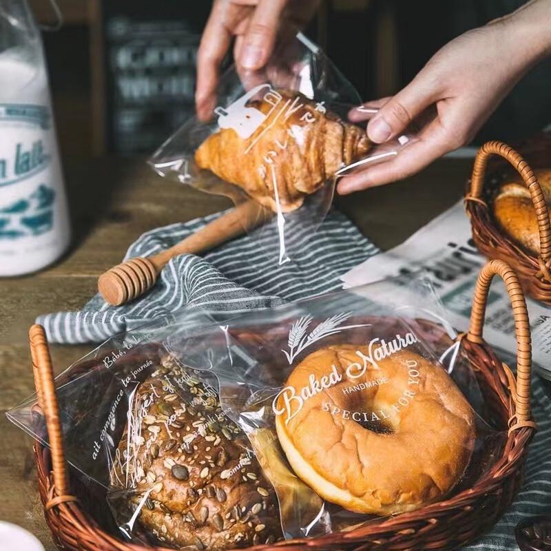 

Transparent Bagel Bread Packaging Bags