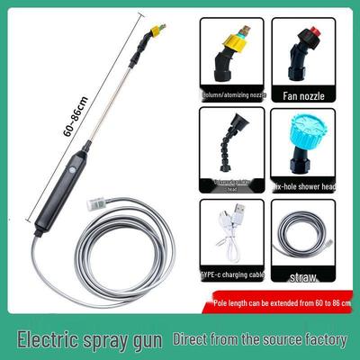 Pulvérisateur Électrique à 4 Buse pour Pesticides et Désinfectants pour Usage Domestique et Agricole