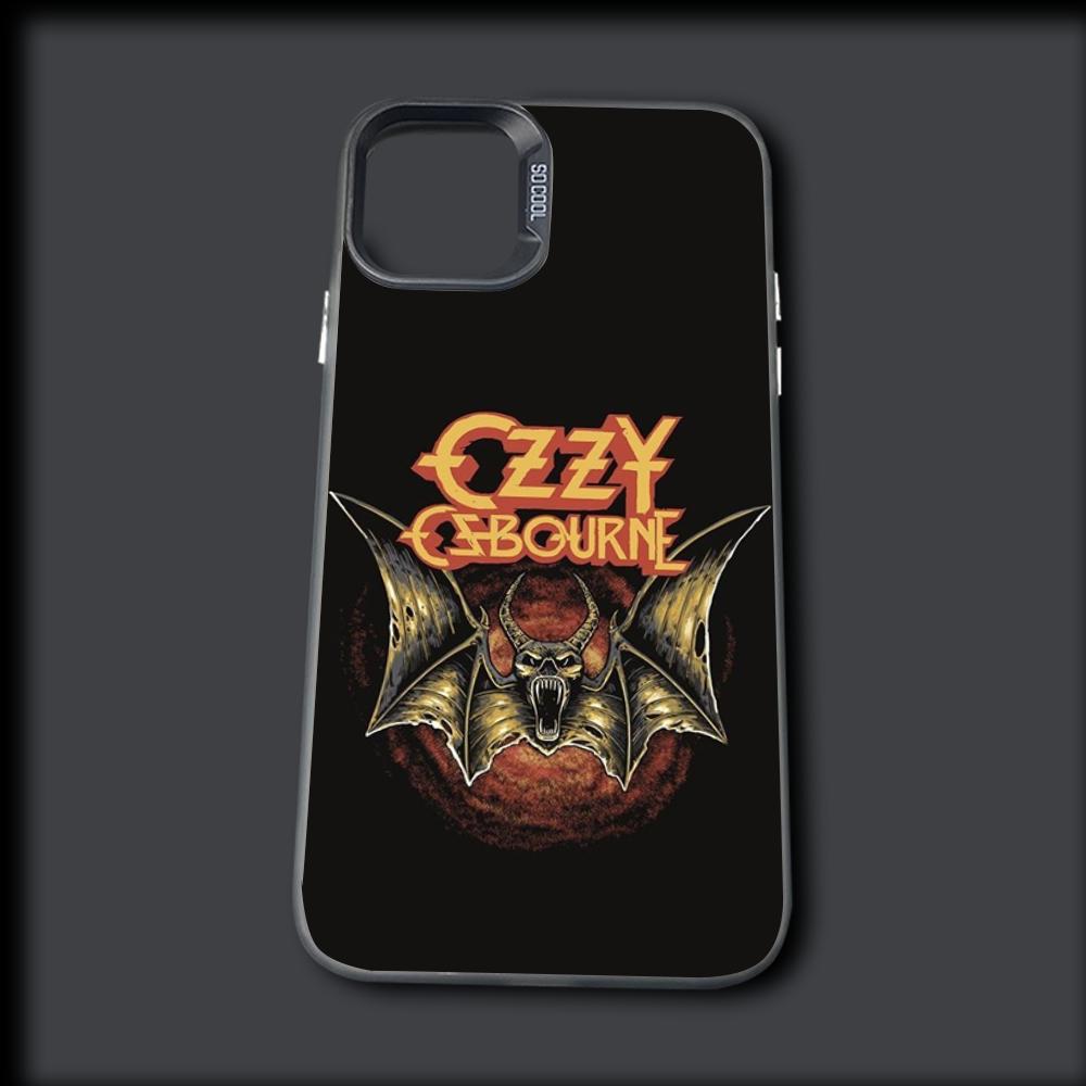 Music Band O-Ozzy Osbourne Phone Case For iPhone 16,15,14,13,12,11,Mini,Pro,MAX Gray Drop Matte Shockproof Soft Cover