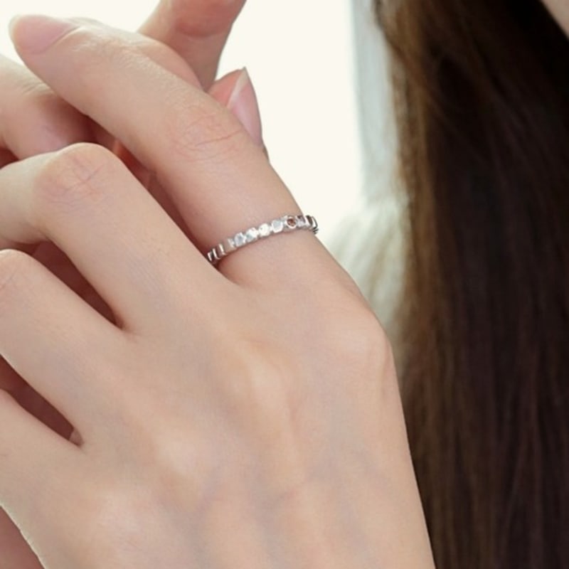 BELLOOGGI Laurel orange sapphire ring