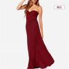 Sexy rückenfreies Modefrauen-langes Kleid ärmelloses lässiges Party-Abendkleid