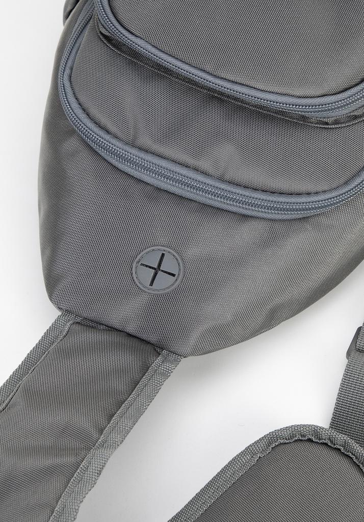 Wittchen Men's Gray Polyester Single Shoulder Backpack