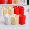 12Pcs LED Candle Lights Flameless Candle Lamp Battery Operated Tea Light Plastic Flickering Tears Candle Light Home Decor