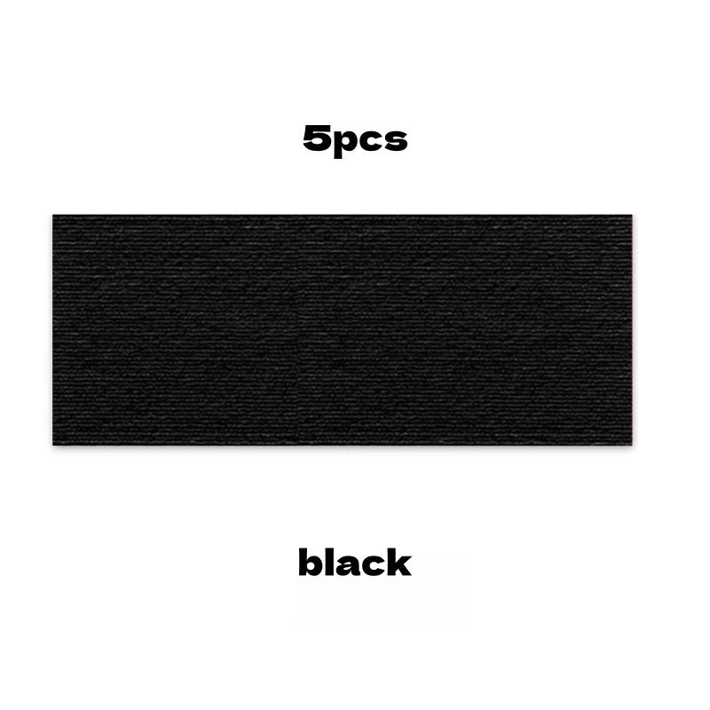 5Pcs 20x100cm Self Adhesive Stair Tread Mats Non-Slip Water Absorbent Safety Mute Carpet Pad Step Anti-Slip Mat Floor Protection
