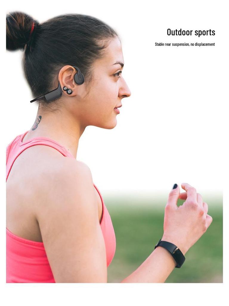 Private Mold K08 Bone Conduction Open-Ear Wireless Bluetooth Sports Headphones for Comfortable Long Wear