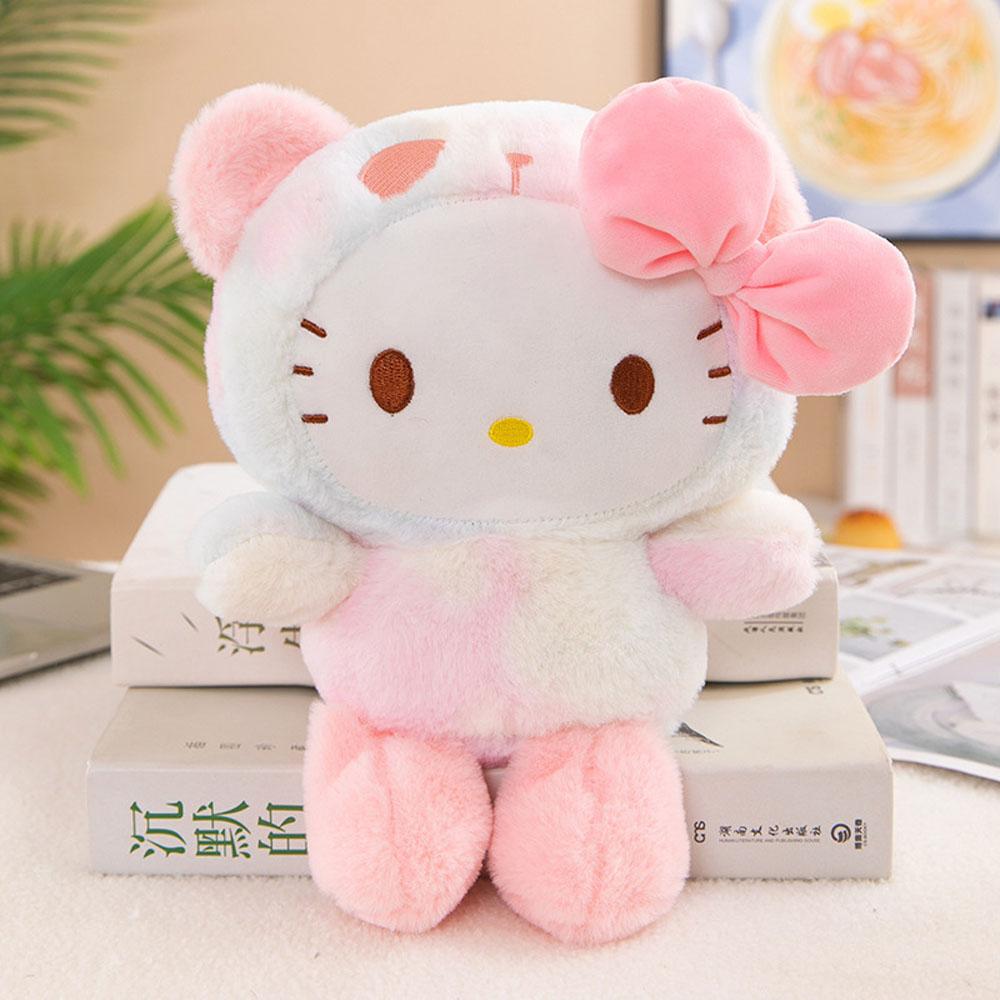 Sanrio Plysj Kawaii Sanrio Kuromi My Melody Cinnamoroll Plysjleker Dukke Pute Anime Tegneserie Barn Gaver Romdekorasjon Dukker