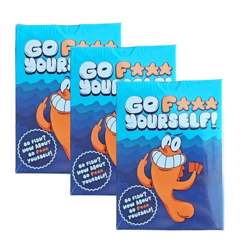 Fisch Karten Spiel Selbst Spaß Scherzgeschenk Lustige Brettspiele Mit Einem Twist Nacht Familien Interaktion Partyspiel Für 2+ Spieler
