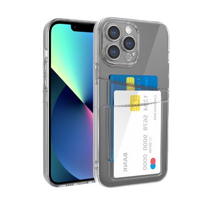 Two Dual Card Holder Case for Iphone 15 Pro Max 14 Plus 13 Mini 12 11 X Xs Xr Se 2022 2020 7 8 15Pro 14Pro 13Pro 15Plus Wallet Phone Cover Accessories