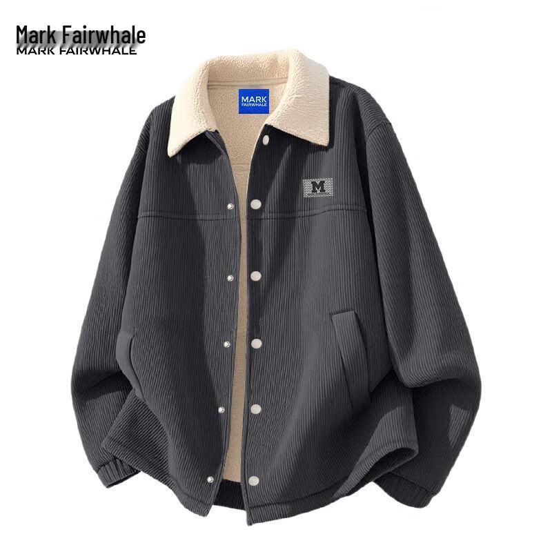 

MARK FAIRWHALE Men s Retro Corduroy Fleece Lined Jacket XL