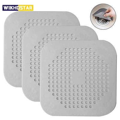 Silicone Kitchen Sink Drain Hair Stopper Kitchen Sink Slag Bathroom Accessories Bathtub Strainer Sewer Outfall Filter Colanders