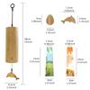 Seek Wind Bamboo Wind Chimes Meditation Chord Windchime Windbell for Outdoor Garden Patio Home Decoration Zen