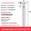 CNC T-Slot Milling Cutter with HTS Three-Sided Blade, Shank Thickness: 6, 8, 10, 12 Mm