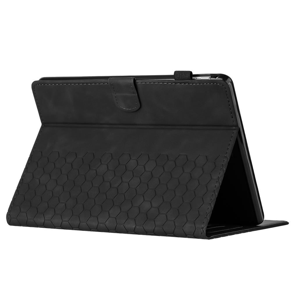 For Amazon Kindle Paperwhite 4 (2018)/3 (2015)/2 (2015)/1 (2015) Case Honeycomb Printed Leather Tablet Cover with Card Slot