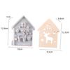 Elk House Candle Holder Silicone Mold Diy Window Houses Light Candle Holder Craft Gift Making Resin Gypsum Molds Home Decor